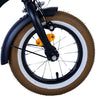 Volare Black Cruiser Barncykel 12 tum, Svart - Lilla Cykelbutiken