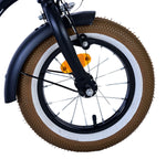 Volare Black Cruiser Barncykel 12 tum, Svart - Lilla Cykelbutiken