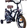 Volare Black Cruiser Barncykel 12 tum, Svart - Lilla Cykelbutiken