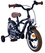 Volare Black Cruiser Barncykel 12 tum, Svart - Lilla Cykelbutiken