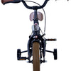 Volare Black Cruiser Barncykel 12 tum, Svart - Lilla Cykelbutiken