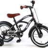 Volare Black Cruiser Barncykel 14 tum, Svart - Lilla Cykelbutiken