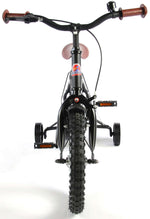 Volare Black Cruiser Barncykel 14 tum, Svart - Lilla Cykelbutiken