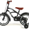 Volare Black Cruiser Barncykel 14 tum, Svart - Lilla Cykelbutiken