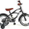 Volare Black Cruiser Barncykel 14 tum, Svart - Lilla Cykelbutiken