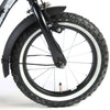 Volare Black Cruiser Barncykel 14 tum, Svart - Lilla Cykelbutiken