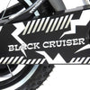 Volare Black Cruiser Barncykel 14 tum, Svart - Lilla Cykelbutiken