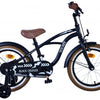 Volare Black Cruiser Barncykel 16 tum, Svart - Lilla Cykelbutiken