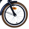 Volare Black Cruiser Barncykel 16 tum, Svart - Lilla Cykelbutiken