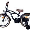 Volare Black Cruiser Barncykel 16 tum, Svart - Lilla Cykelbutiken