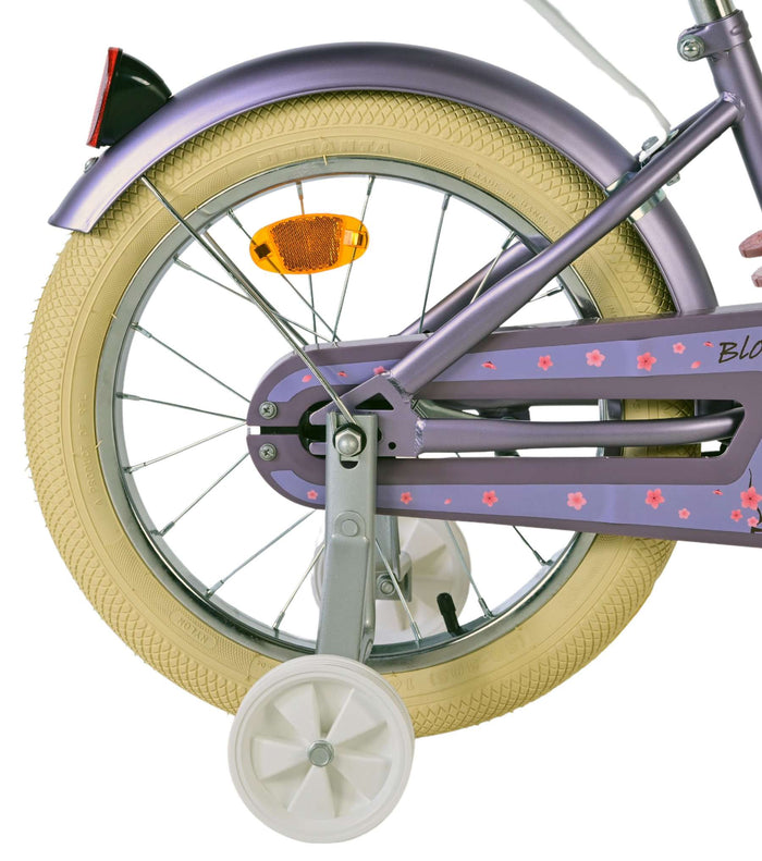 Volare Blossom Barncykel 16 tum, Lila - För barn 4-6 år