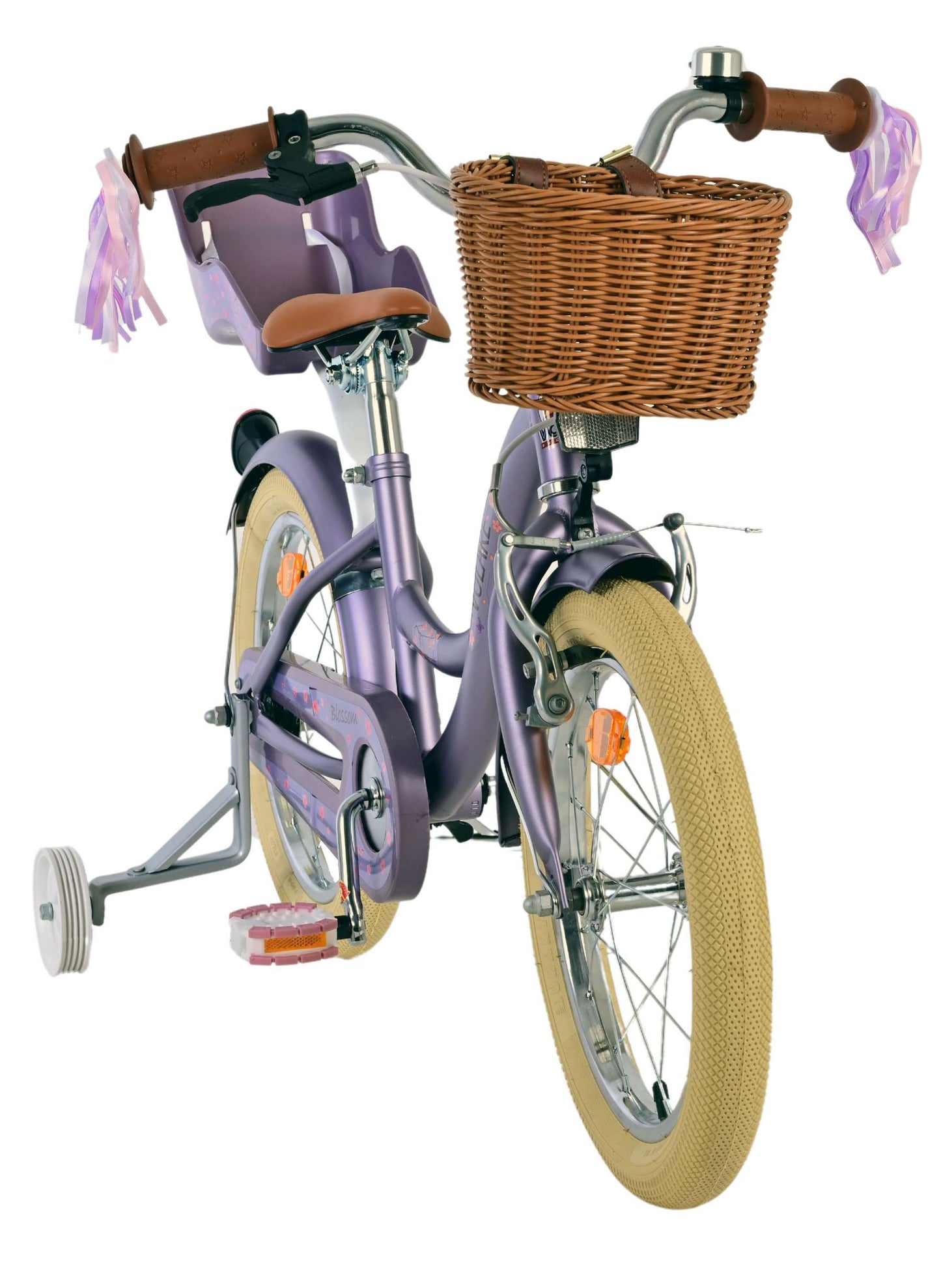 Volare Blossom Barncykel 16 tum, Lila - För barn 4-6 år