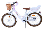 Volare Blossom Barncykel Två Handbromsar 18 tum, Vit - Lilla Cykelbutiken