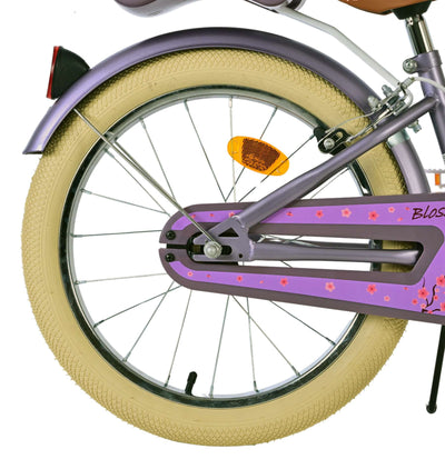 Volare Blossom Barncykel Två Handbromsar 18 tum, Lila - Lilla Cykelbutiken
