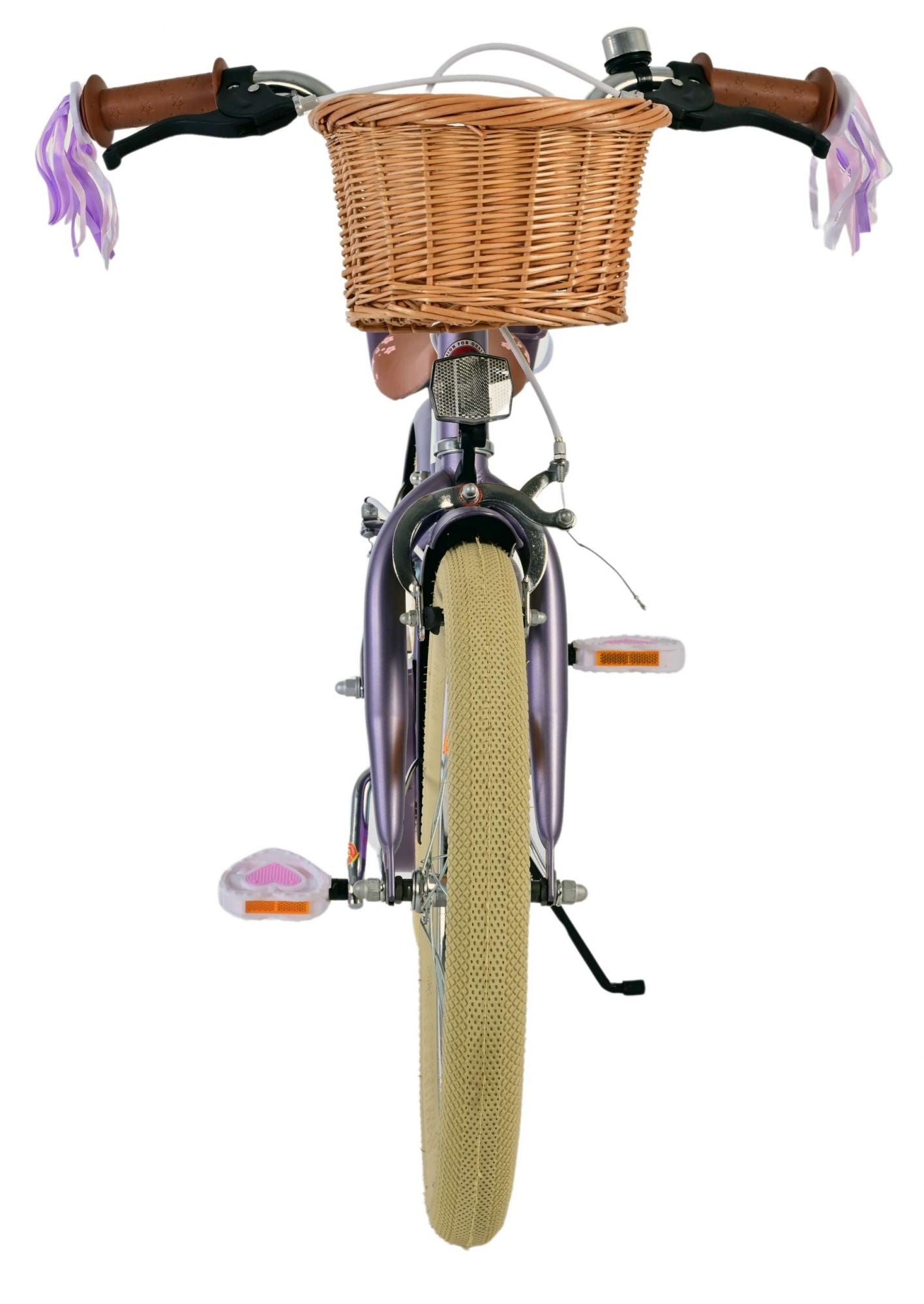 Volare Blossom Barncykel Två Handbromsar 18 tum, Lila - Lilla Cykelbutiken