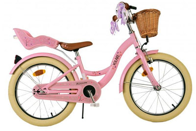 Volare Blossom Barncykel 18 tum, Rosa - Lilla Cykelbutiken