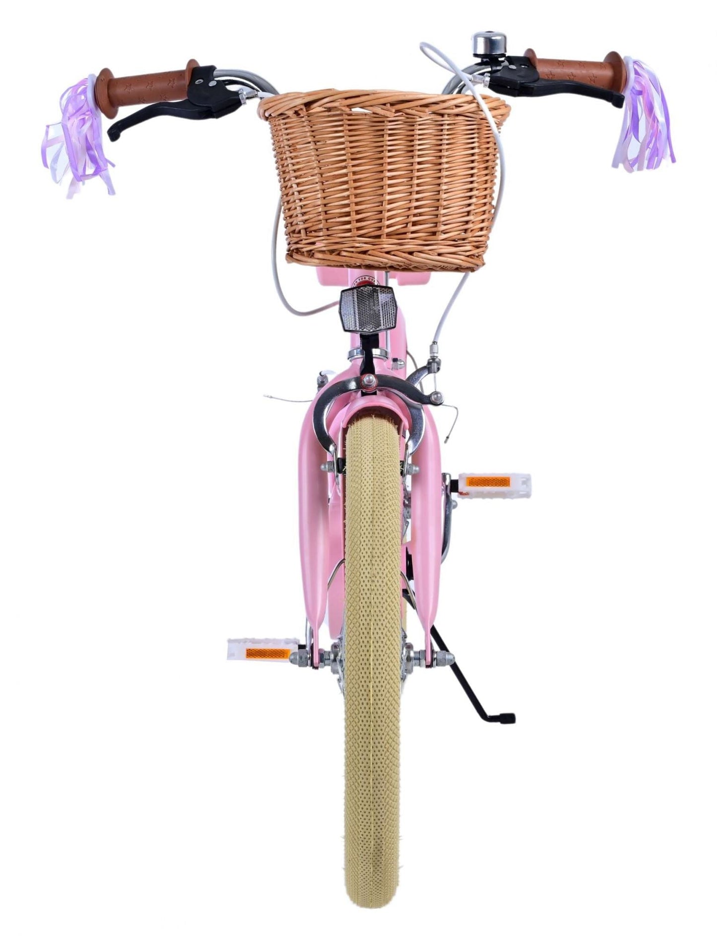 Volare Blossom Barncykel Två Handbromsar 18 tum, Rosa - Lilla Cykelbutiken
