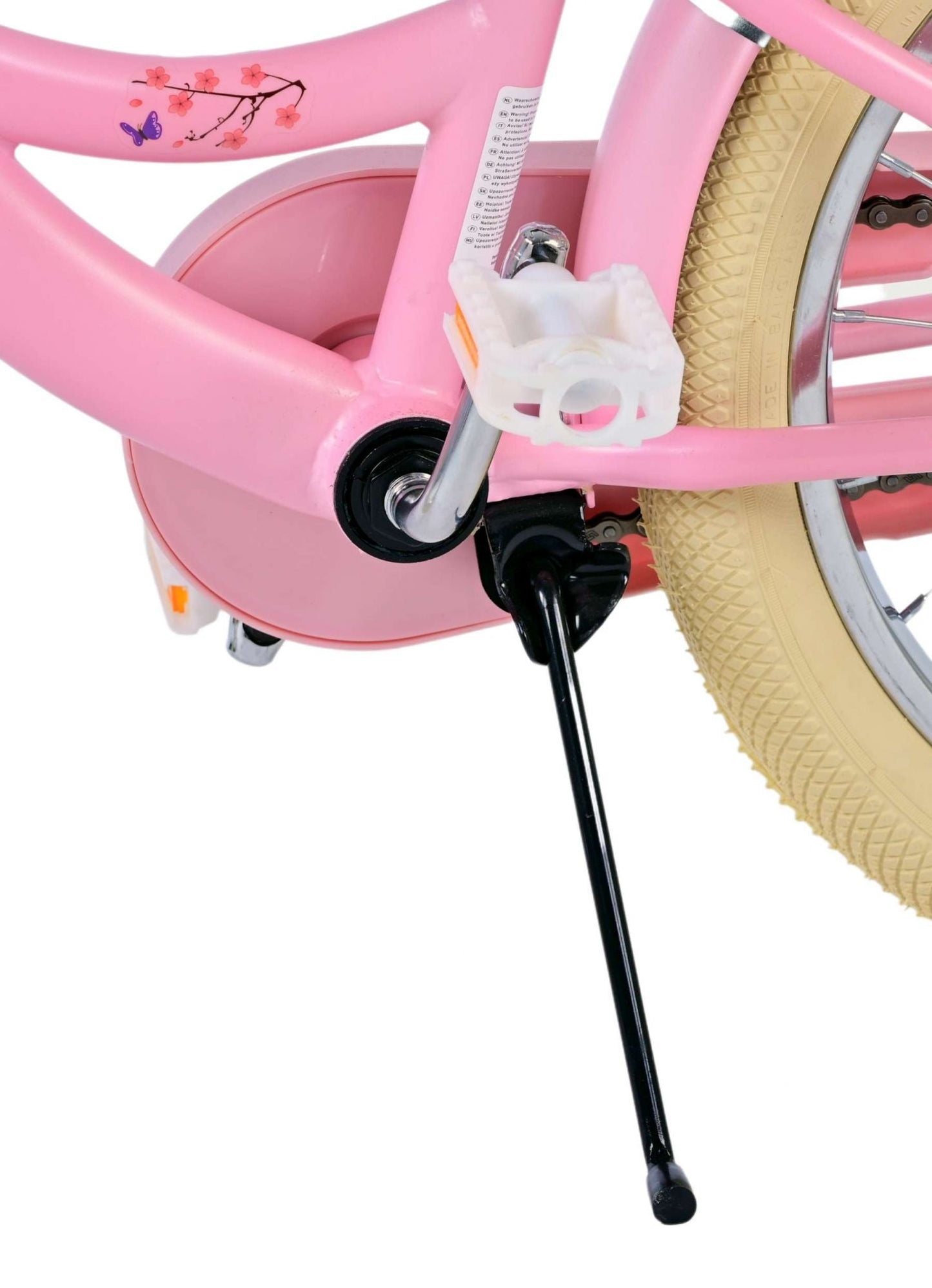 Volare Blossom Barncykel 18 tum, Rosa - Lilla Cykelbutiken