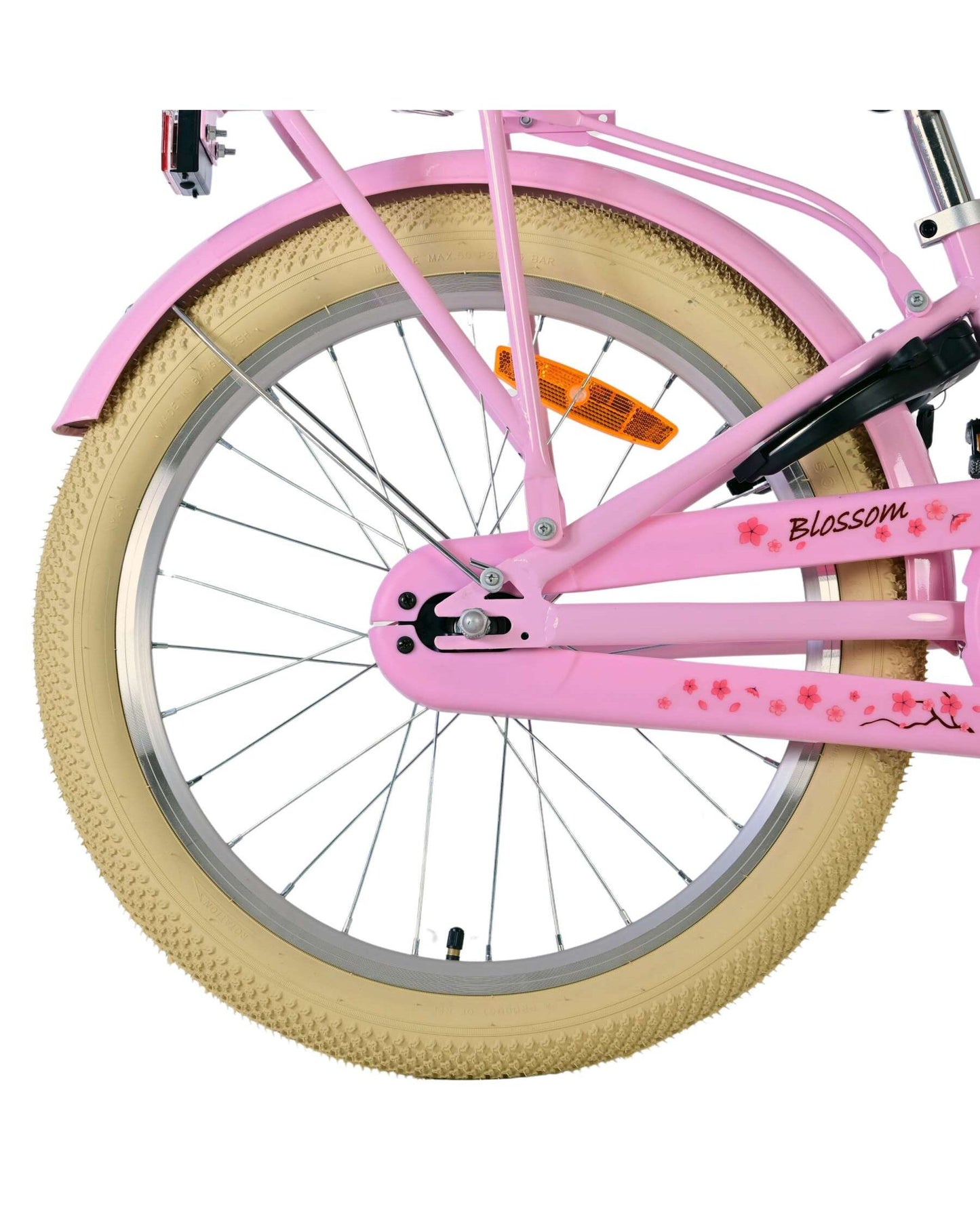 Volare Blossom Barncykel 20 tum, Rosa Retro