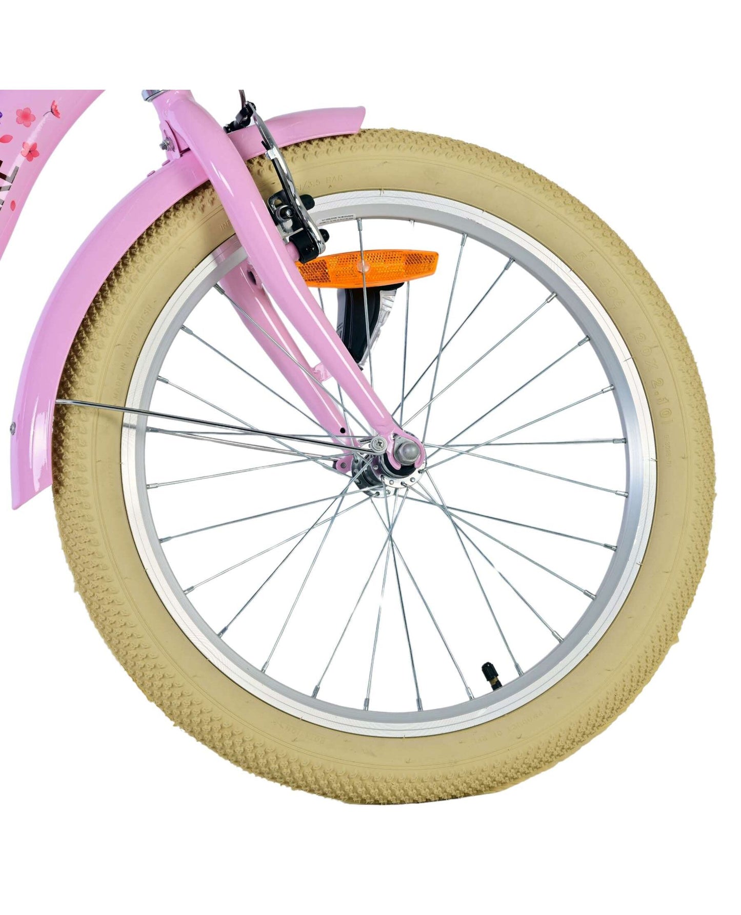 Volare Blossom Barncykel 20 tum, Rosa Retro