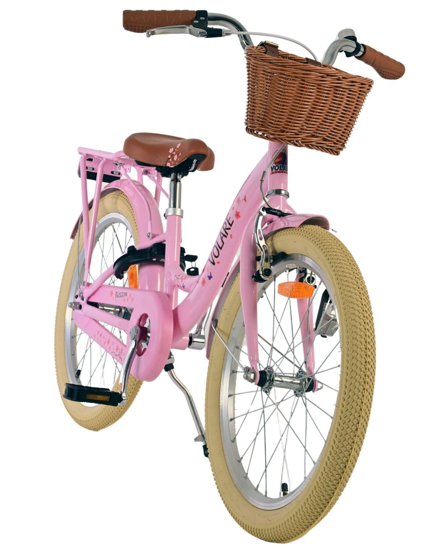 Volare Blossom Barncykel 20 tum, Rosa Retro