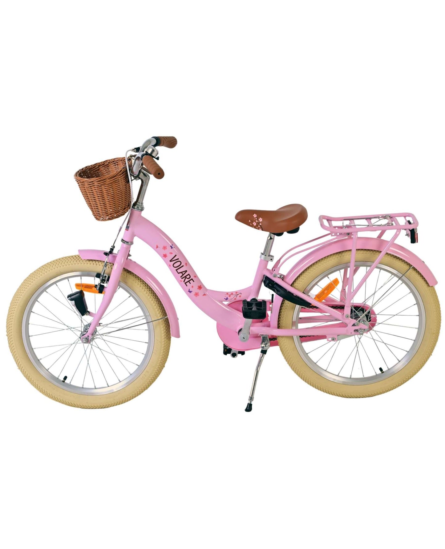 Volare Blossom Barncykel 20 tum, Rosa Retro