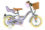 Volare Blossom Barncykel 12 tum, dubbla handbromsar, Lila - För barn 3-4 år