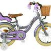 Volare Blossom Barncykel Två Handbromsar 14 tum, Lila - Lilla Cykelbutiken