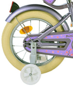 Volare Blossom Barncykel 14 tum, Lila - Lilla Cykelbutiken