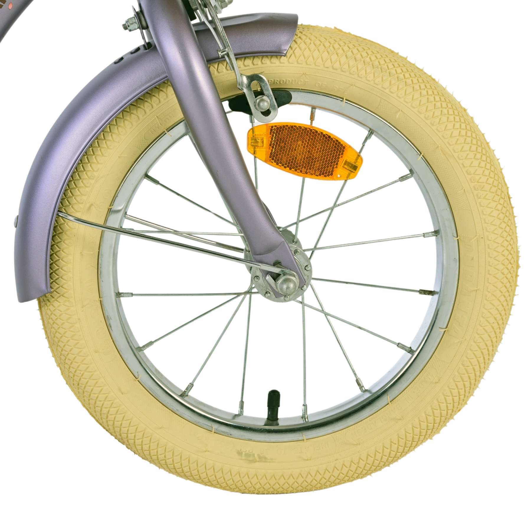 Volare Blossom Barncykel 14 tum, Lila - Lilla Cykelbutiken