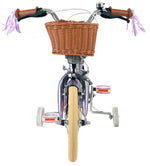Volare Blossom Barncykel 14 tum, dubbla handbromsar, Lila - För barn 5-5 år