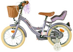 Volare Blossom Barncykel 14 tum, dubbla handbromsar, Lila - För barn 5-5 år