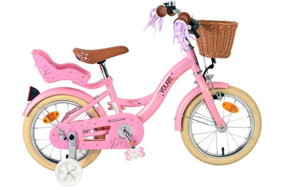 Volare Blossom Barncykel 14 tum, Rosa - För barn 5-5 år