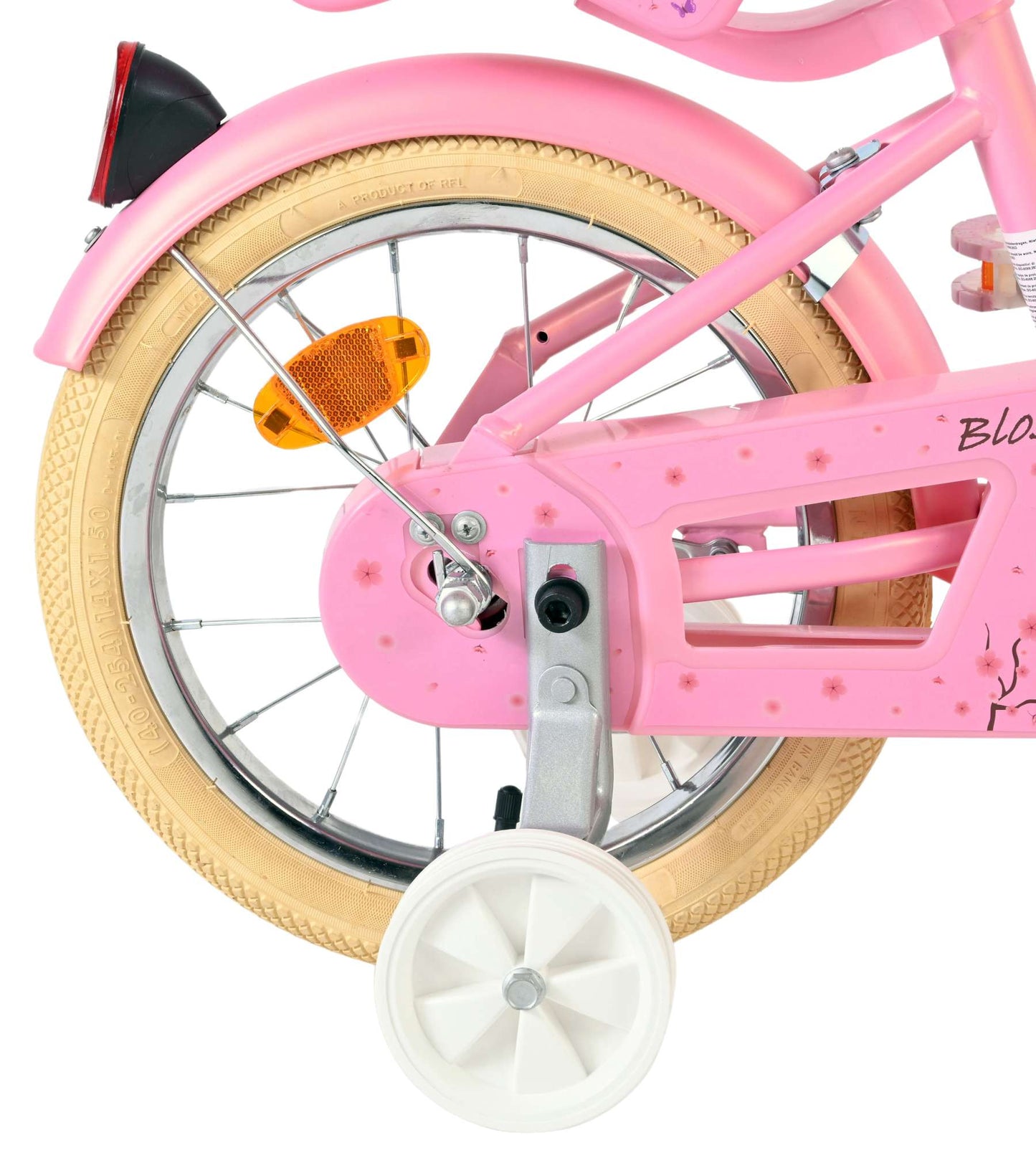 Volare Blossom Barncykel 14 tum, Rosa - För barn 5-5 år