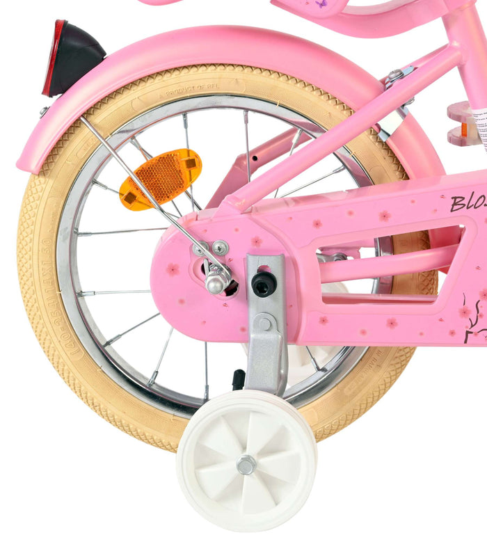Volare Blossom Barncykel 14 tum, Rosa - För barn 5-5 år