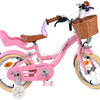Volare Blossom Barncykel 14 tum, dubbla handbromsar, Rosa - För barn 5-5 år