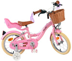 Volare Blossom Barncykel 14 tum, dubbla handbromsar, Rosa - För barn 5-5 år