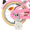 Volare Blossom Barncykel 14 tum, dubbla handbromsar, Rosa - För barn 5-5 år