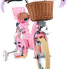 Volare Blossom Barncykel 14 tum, dubbla handbromsar, Rosa - För barn 5-5 år