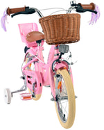 Volare Blossom Barncykel 14 tum, dubbla handbromsar, Rosa - För barn 5-5 år