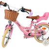 Volare Blossom Barncykel 14 tum, dubbla handbromsar, Rosa - För barn 5-5 år