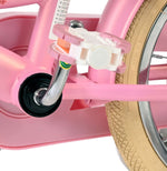 Volare Blossom Barncykel 14 tum, dubbla handbromsar, Rosa - För barn 5-5 år