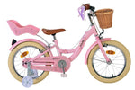 Volare Blossom Barncykel Två Handbromsar 16 tum, Rosa - Lilla Cykelbutiken