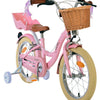 Volare Blossom Barncykel Två Handbromsar 16 tum, Rosa - Lilla Cykelbutiken