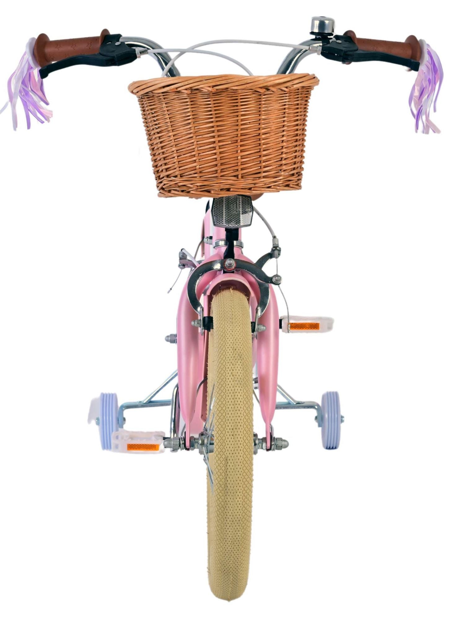 Volare Blossom Barncykel Två Handbromsar 16 tum, Rosa - Lilla Cykelbutiken