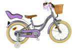 Volare Blossom Barncykel 16 tum, Lila - Lilla Cykelbutiken