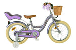 Volare Blossom Barncykel Två Handbromsar 16 tum, Lila - Lilla Cykelbutiken
