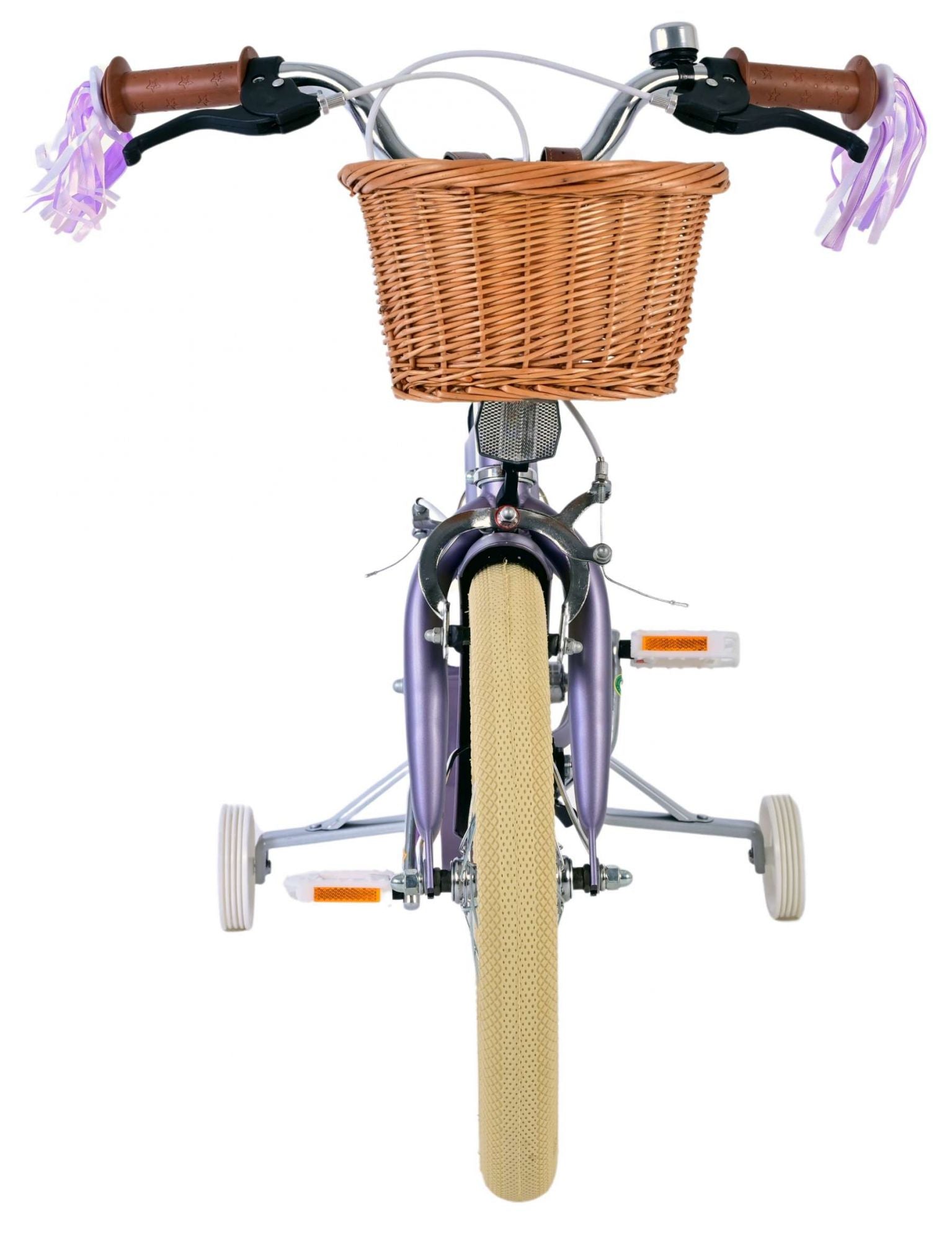 Volare Blossom Barncykel Två Handbromsar 16 tum, Lila - Lilla Cykelbutiken