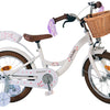 Volare Blossom Barncykel 16 tum, Vit - Lilla Cykelbutiken