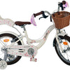 Volare Blossom Barncykel 16 tum, dubbla handbromsar, Vit - För barn 4-6 år